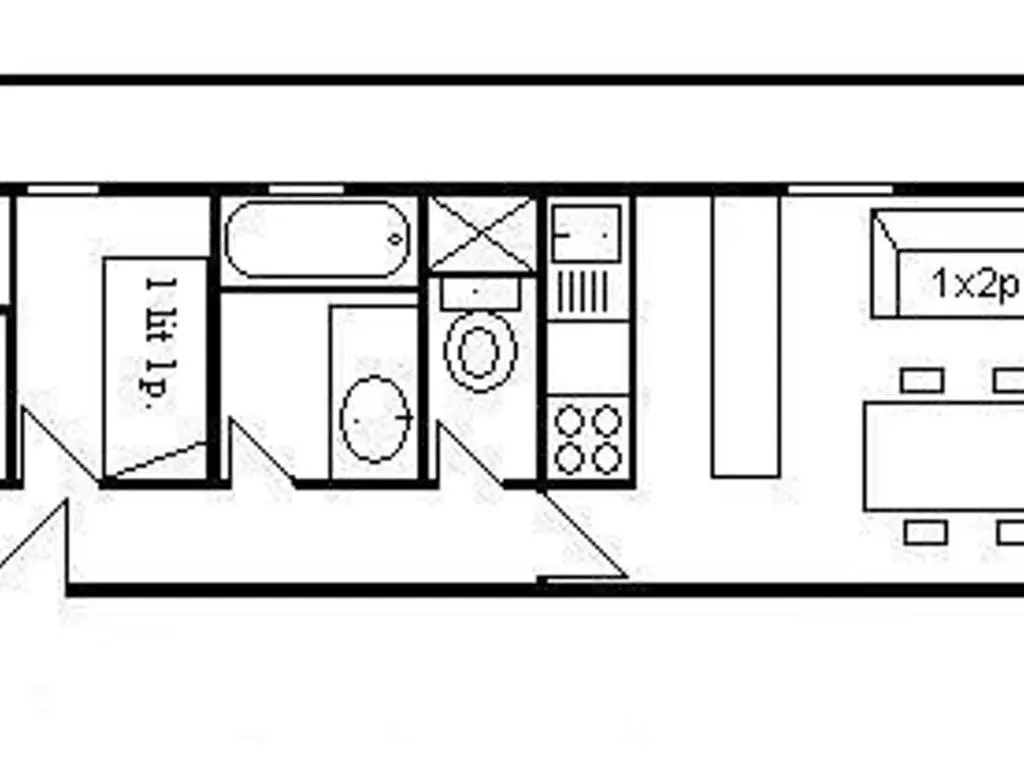 Appartement Méribel, 3 pièces, 5 personnes - FR-1-180-136