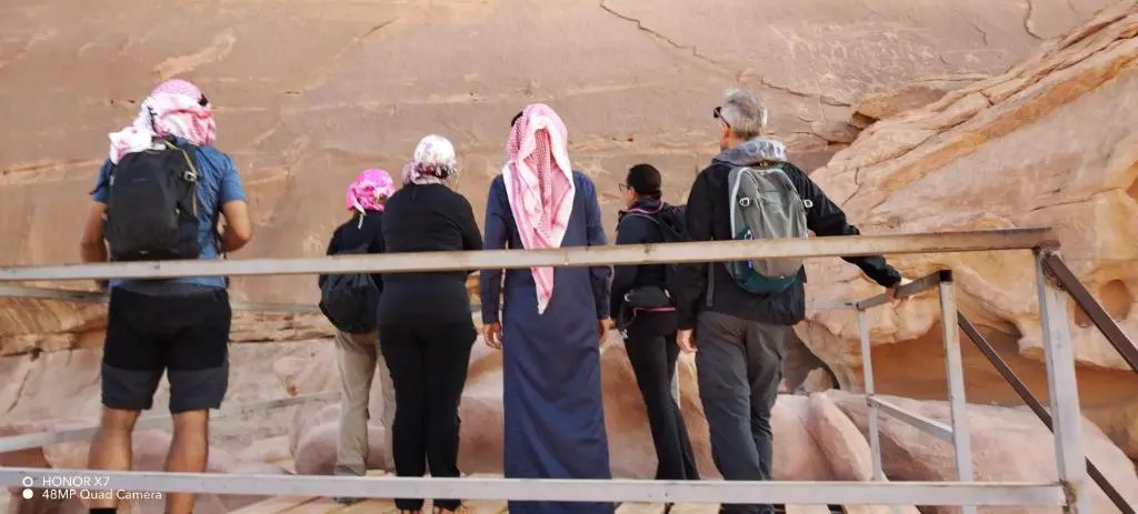 Glamping at wadi rum under the sun