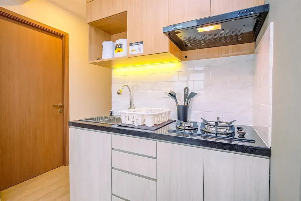 Minimalist and Warm 2BR at 29th Floor Podomoro Golf View Apartment