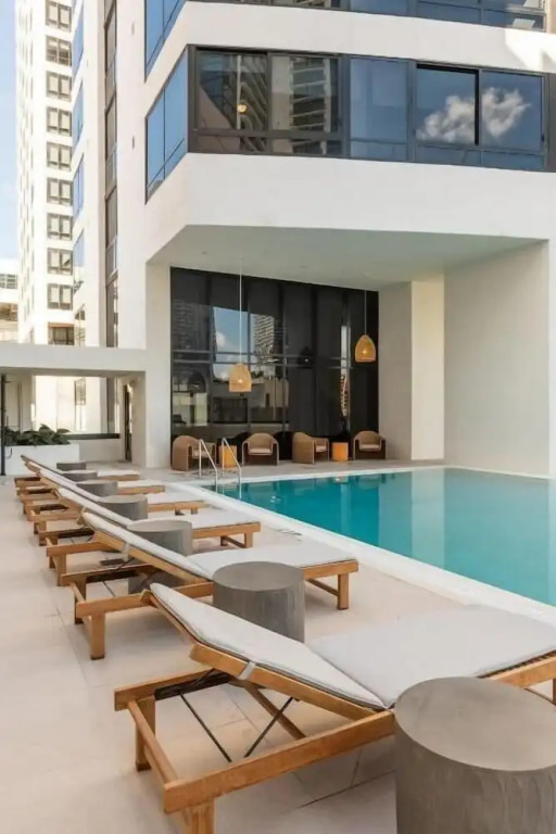 Sleek Escape-resort-style Stay With Pool & Parking