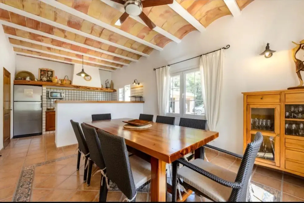 Detached Villa in Ibiza with Great Views of Hills & Hot Tub