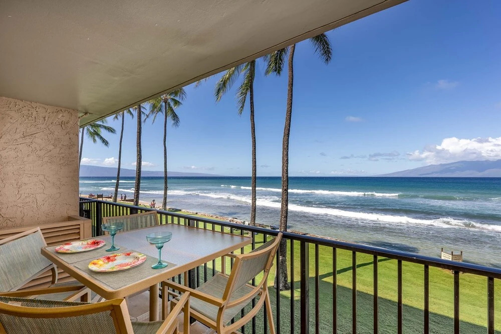 Papakea L207 Ocean Front 1 Bedroom 1 Condo by RedAwning