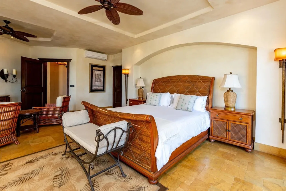 Elegant Mediterranean-Style Mansion with Beachfront Views and Private Infinity Pool