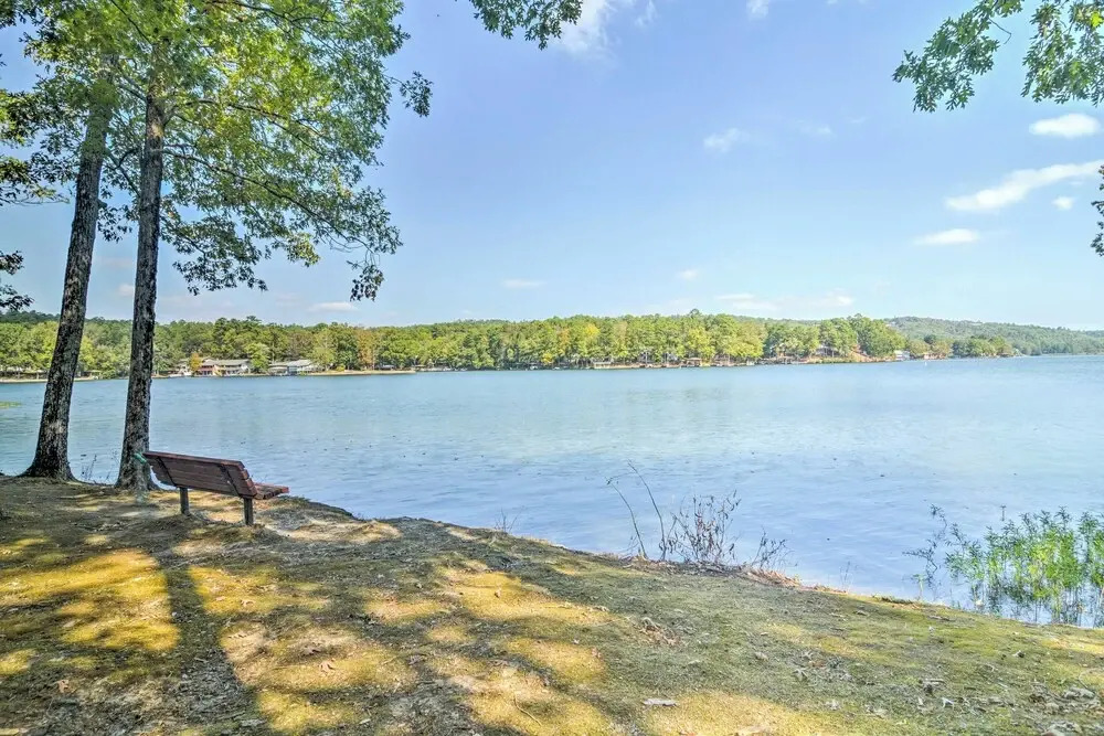 Lakefront Hot Springs Vacation Rental w/ Dock!