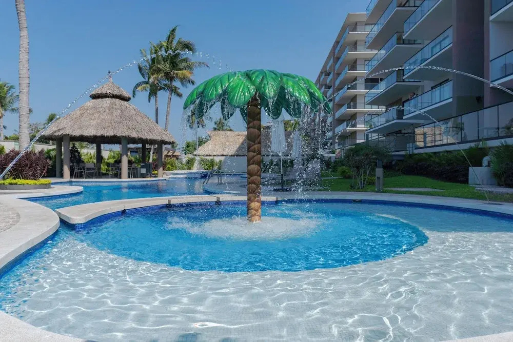 Apartment with pool 3 beds in Acapulco