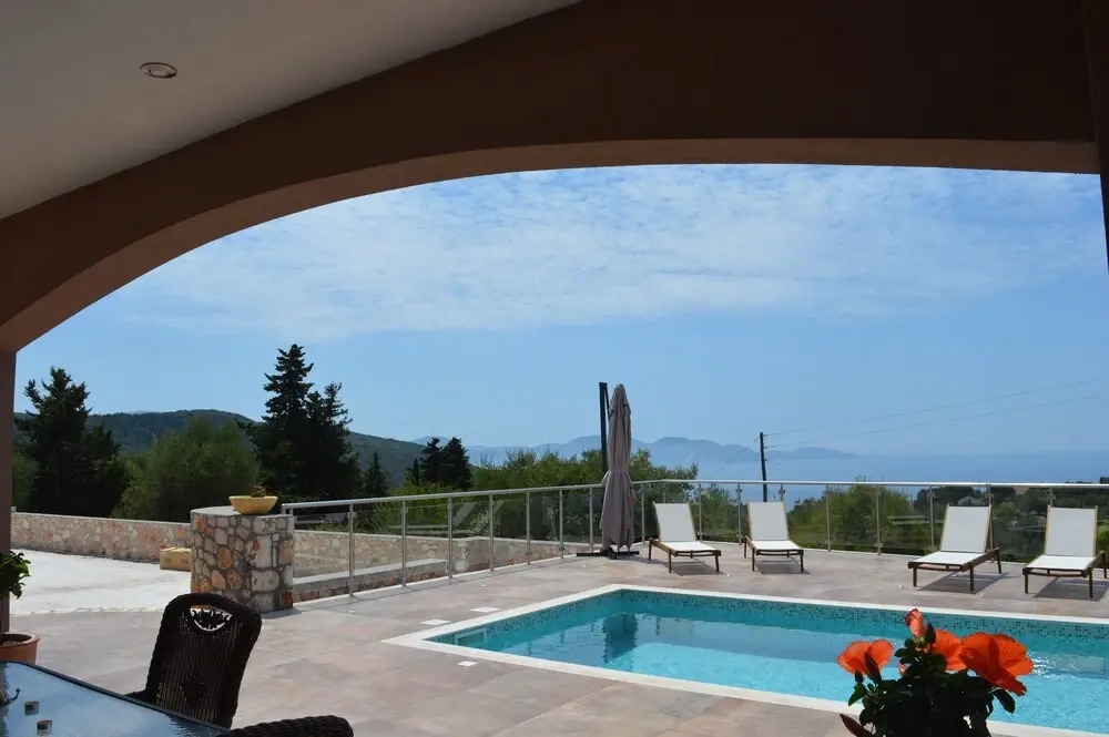Villa Cleopatra sunset view