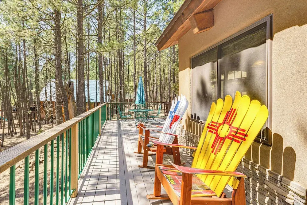 Walk to Lake & Trails: Angel Fire Home w/ Deck!