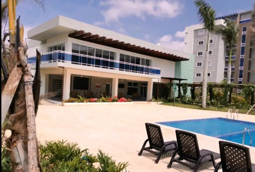 3 bedrooms appartement with shared pool furnished garden and wifi at Santiago De Los Caballeros