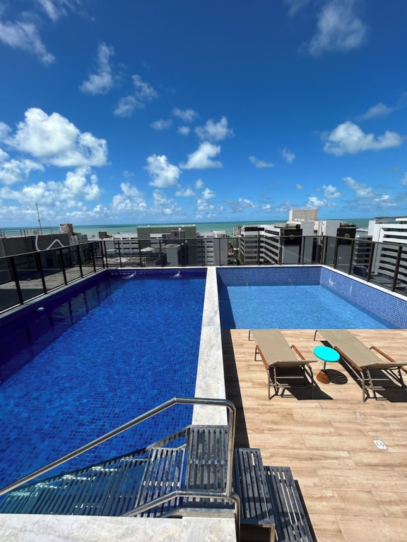 Melhores Flats - Elegante a 300m do mar