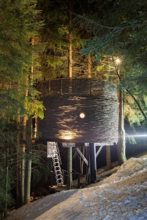Cabane entre terre et ciel