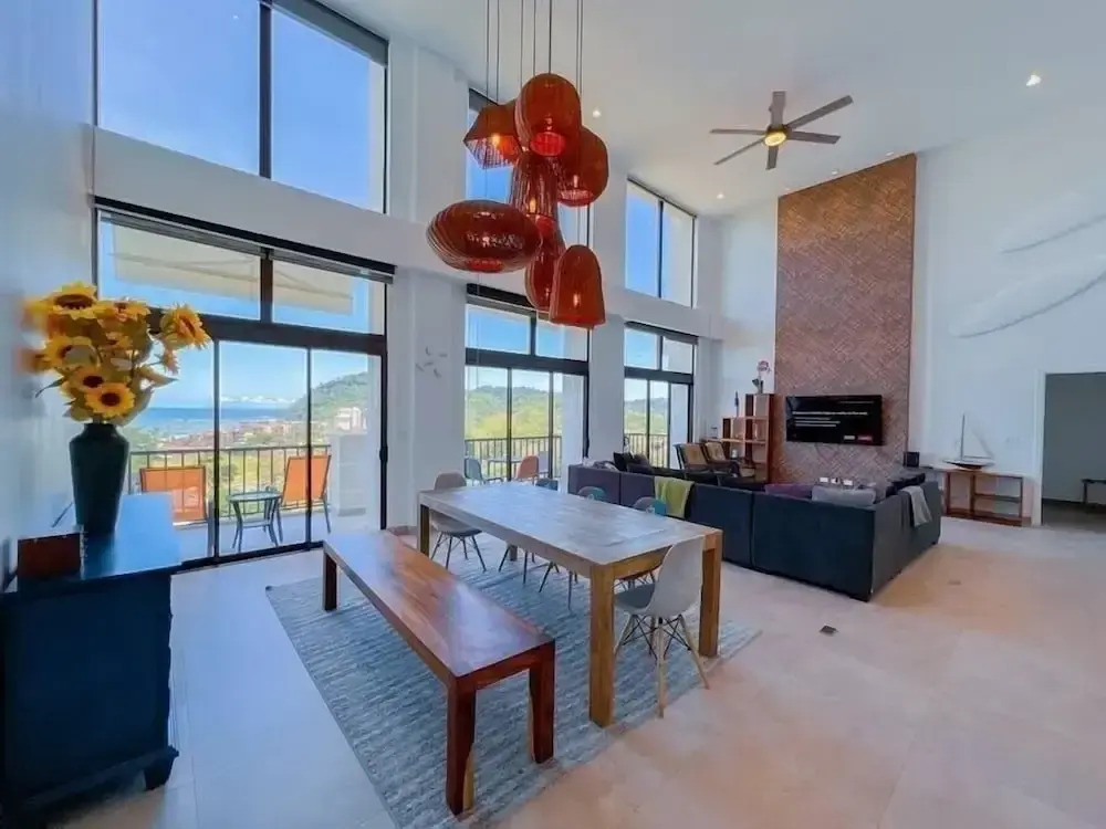 Elegant Oceanview Penthouse - Steps from Jaco Beach & Nightlife