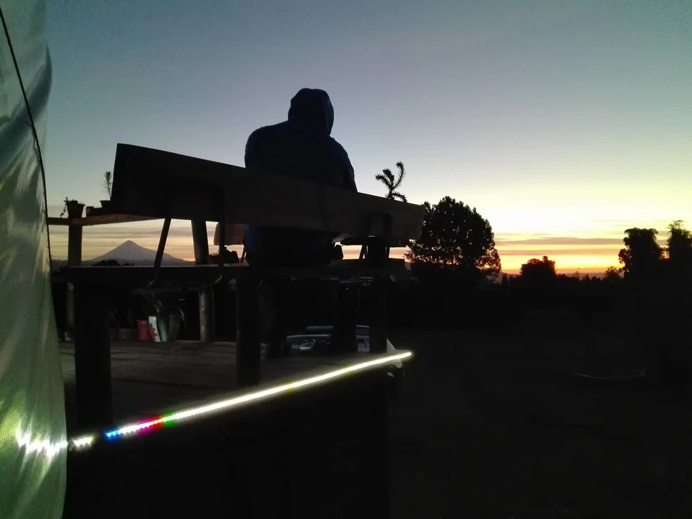 Yurt in Puyehue with Volcano Views