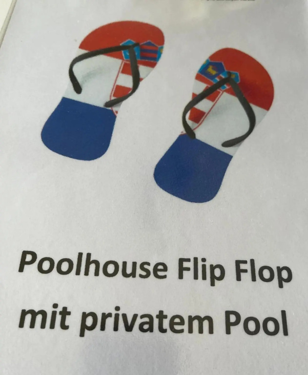 Poolhouse Flip Flop - mit privatem Pool