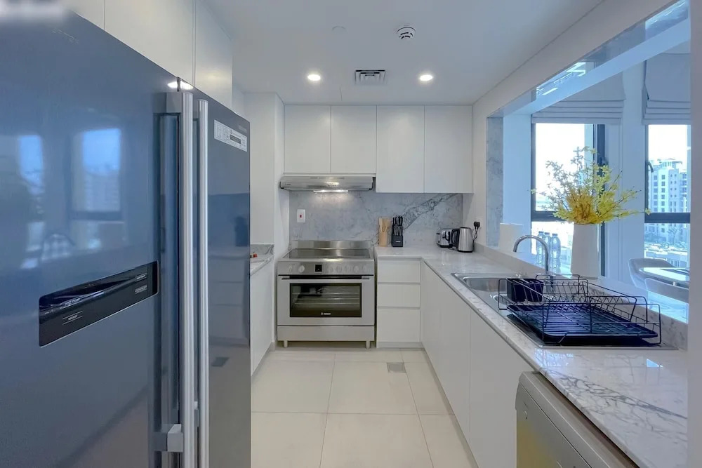 Elegant Pool View 2BR Apartment