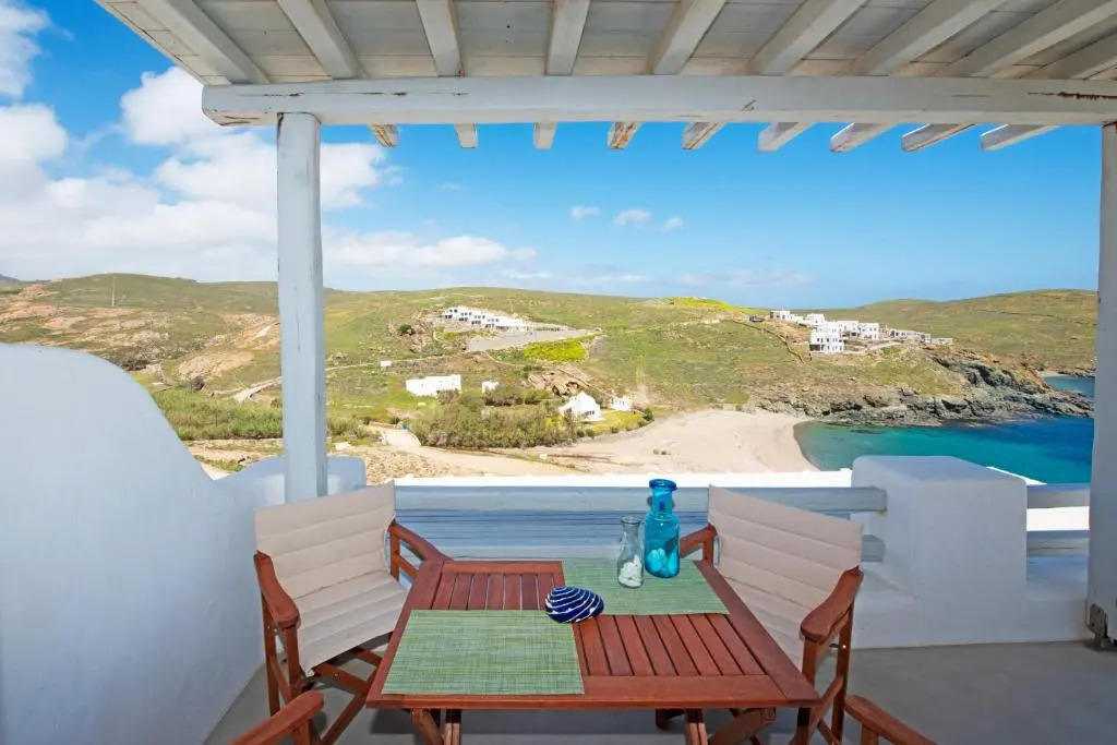 Superior Beachfront Apartment 1 with view to the Aegean Sea
