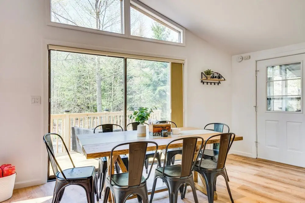 Deck & Community Perks: Bright Pocono Lake Home!
