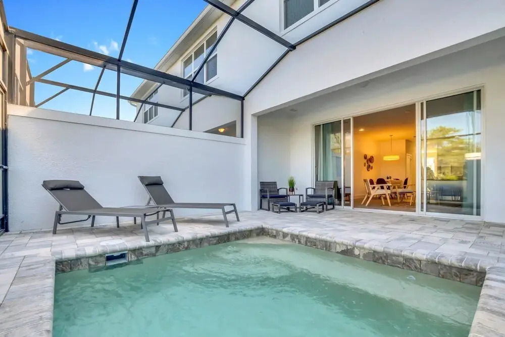 Modern 3BR Retreat w Pool Near Disney
