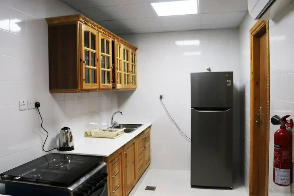 Serviced 2 bedroom apartment , with lovely view.