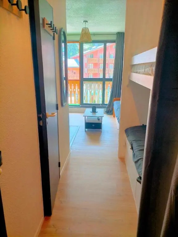 Valfrejus Studio 19m2 cosy 4 couchages 60 m des pistes