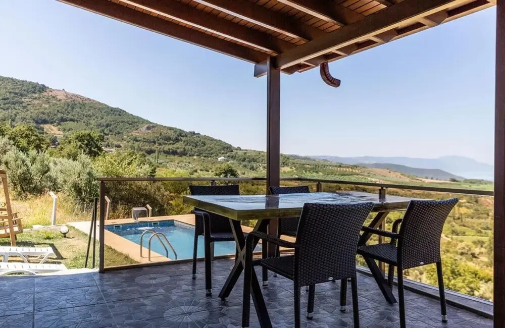 Amazing Stone House With Fireplace and Private Pool Surrounded With Nature in Iznik Bursa