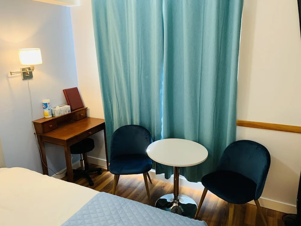A Small Hotel Room for Mountain Lovers