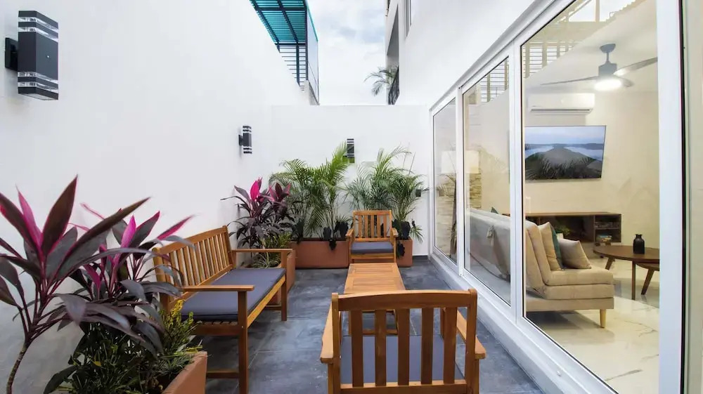Serene Stylish Stay Roof Pool and Lounge