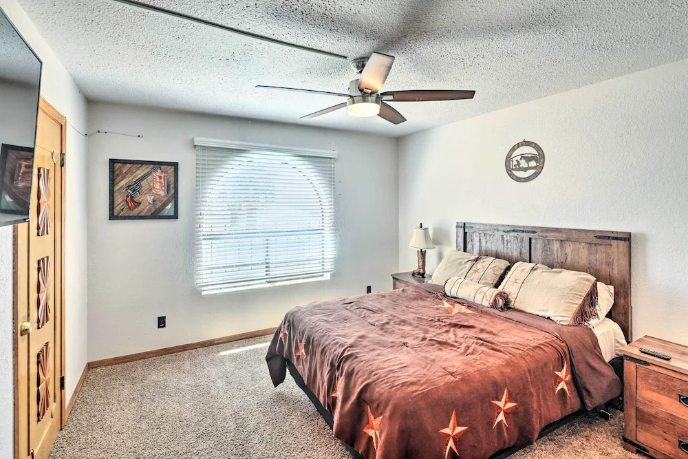 Patio & Panoramic Views: Hillside Lake Havasu Home