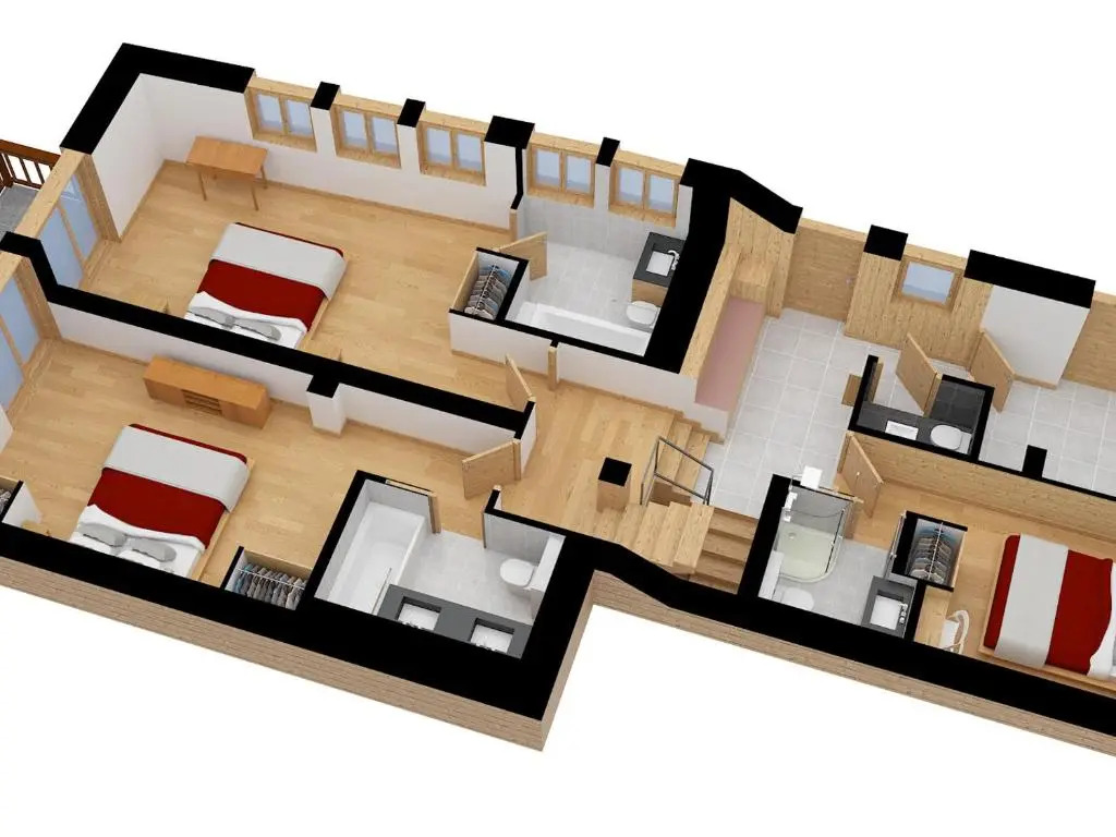 Chalet moderne à Méribel, 5 chambres, jacuzzi, proche télécabine - FR-1-566-14
