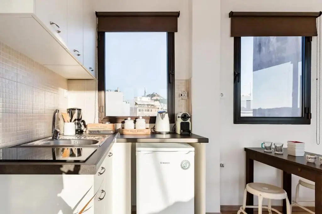 Explore Nightlife Near an Apartment With an Acropolis View