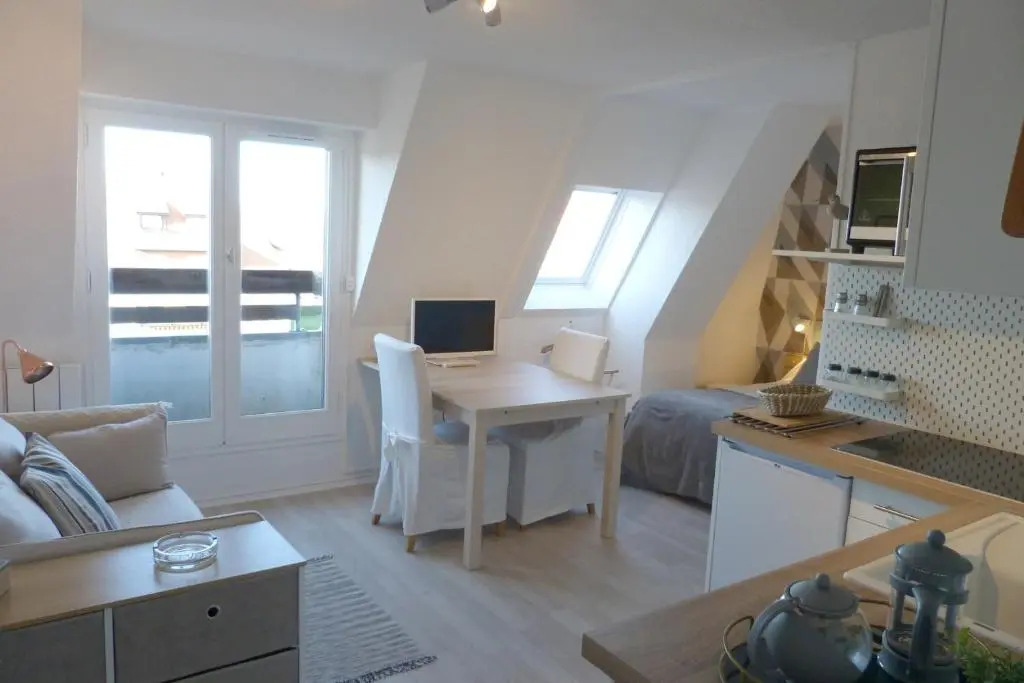 Studio -vue mer résidence Grand Cap