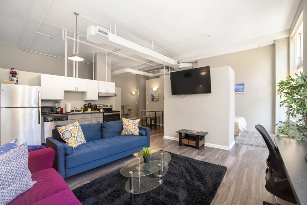 Spacious 2 BR Apt - Loft Style and Open Plan!
