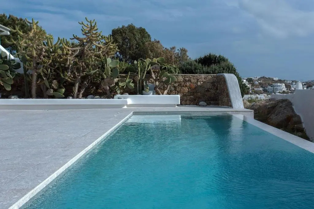 Super Luxury Mykonos Villa - Villa Saorsa - 5 Bedroom - Infinity Pool - Panoramic Sea Sunset Views