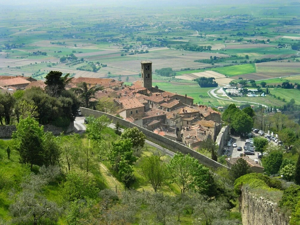House With one Bedroom in Cortona , With Wonderful Mountain View, Priv