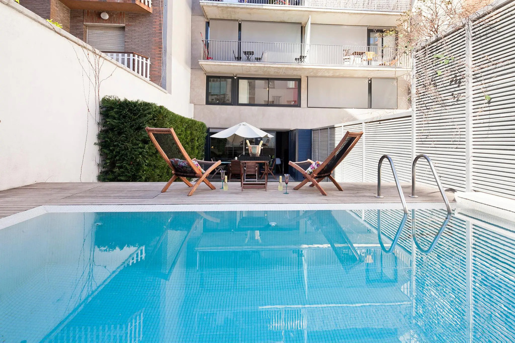 Apartment Barcelona Rentals - Private Pool and Garden Center