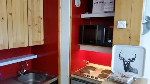 Arc 2000 -location Appartements et de 1 studio avec balcon, vue, ski in off, Wi-Fi