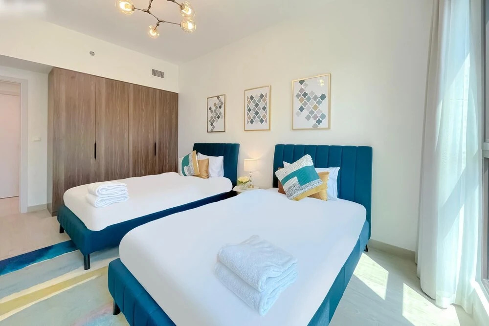 Elegant Pool View 2BR Apartment