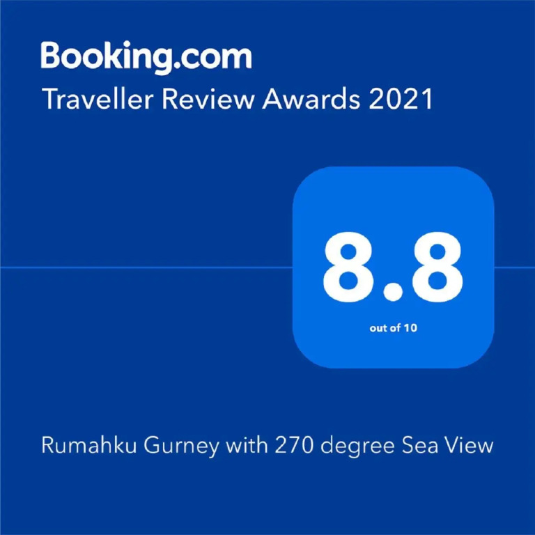 Rumahku Gurney with 270 degree Sea View