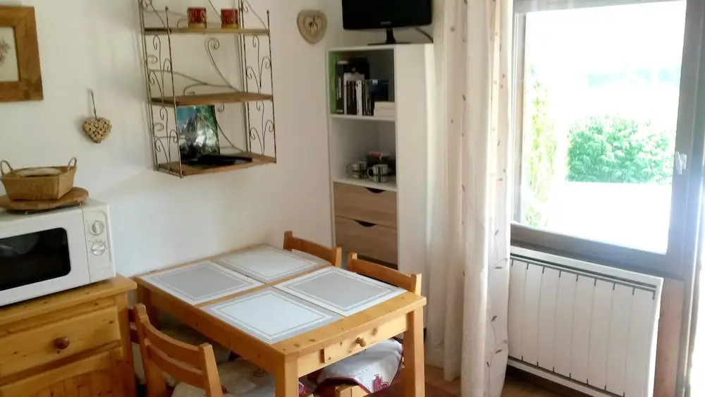 Studio in Cordon, With Wonderful Mountain View, Furnished Terrace and