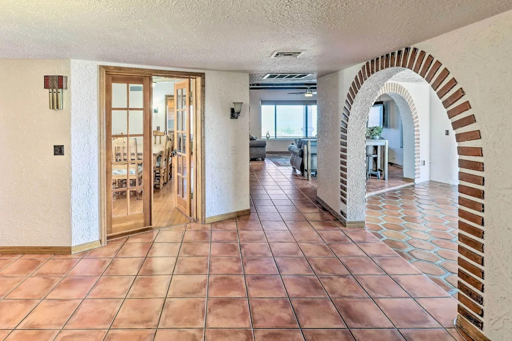 Patio & Panoramic Views: Hillside Lake Havasu Home