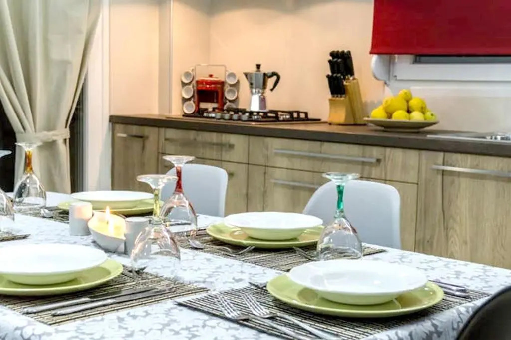 House with 3 bedrooms in Iraklio with wonderful sea view enclosed garden and WiFi 5 km from the beach