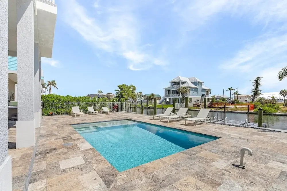 673 White Sands Retreat: Bay Views, Pool, Elevator 5 Bedroom Home