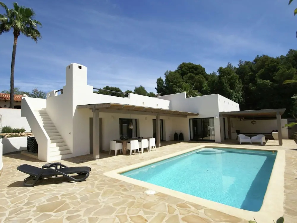 Modern Villa in the Typical Ibizan-style Furnishings and a Private Pool