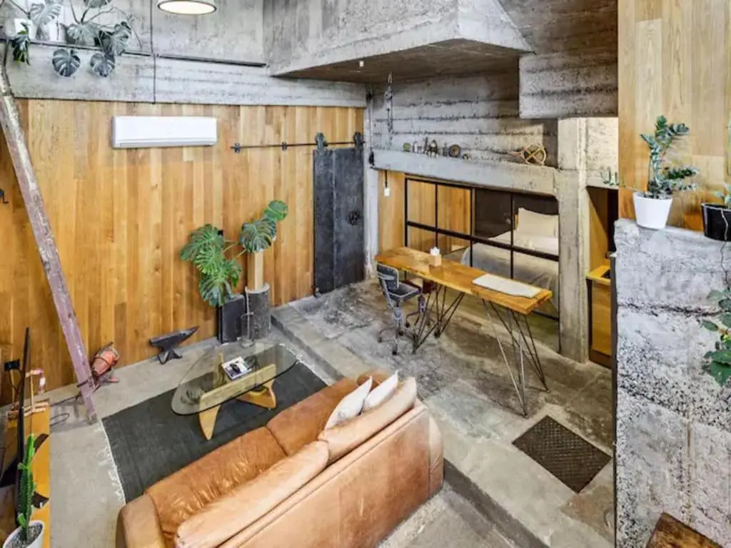 Unique Industrial-Style Apartment in Auckland