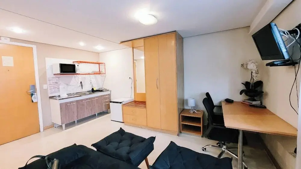 Studio Ibirapuera com piscina