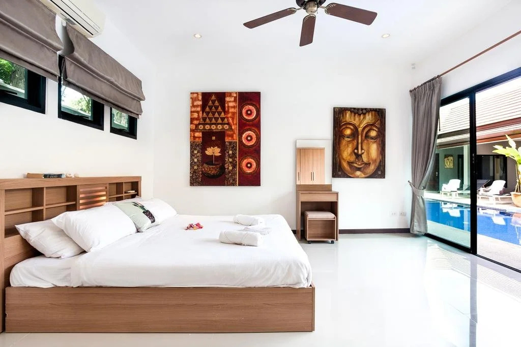Frangipani pool villa - garden, BBQ & maid