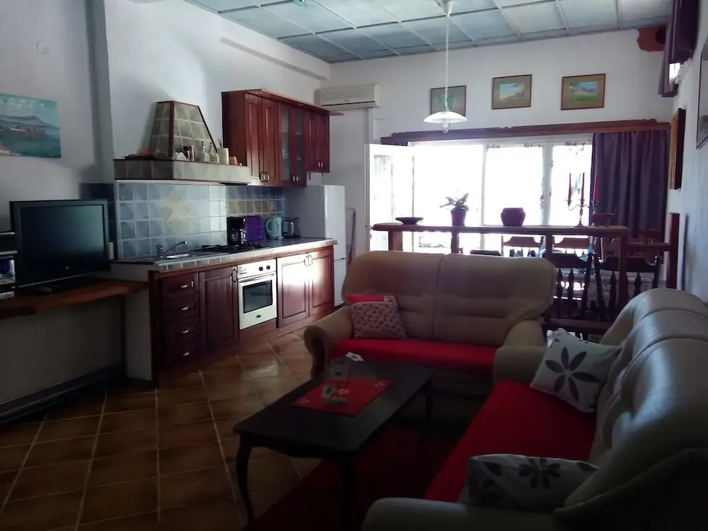 Huge terrace with sea view of the bay