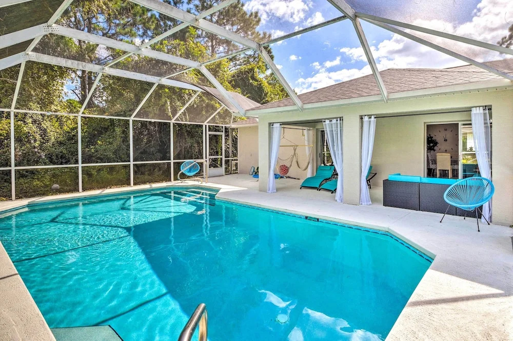 Bright Palm Coast Gem w/ Lanai & Private Pool