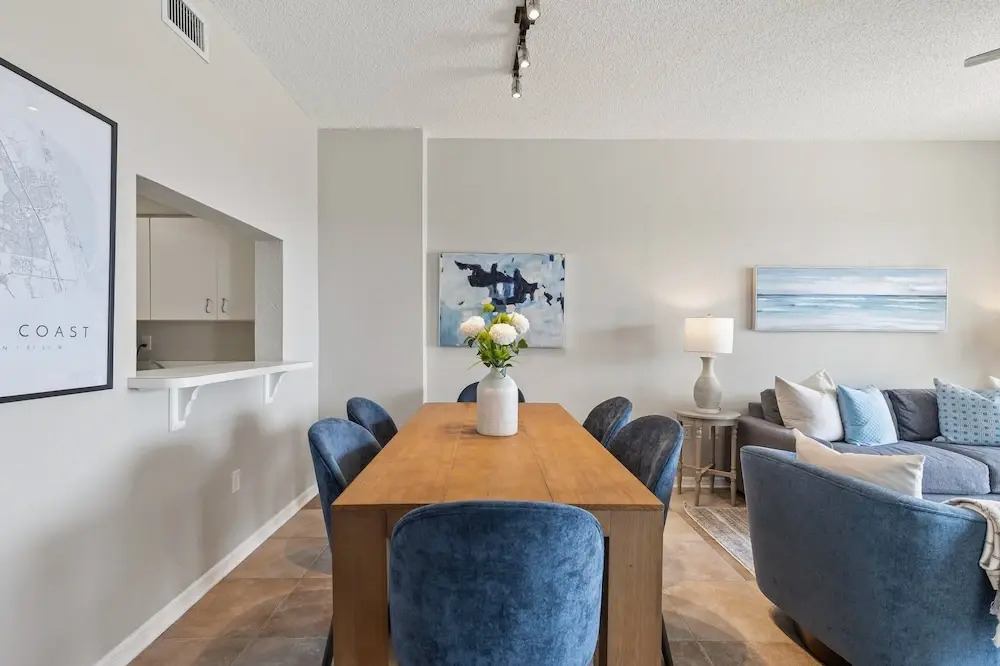 Oceanfront Condo With Large Patio, Direct Water Access, Pool, Central AC, & W/D
