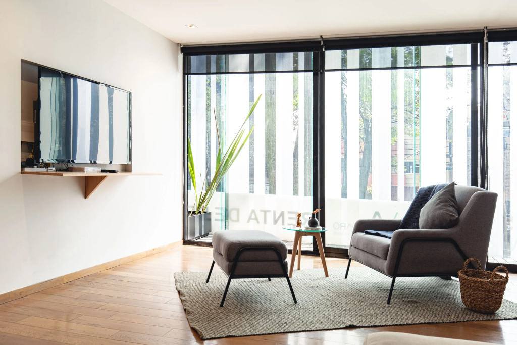 Bright Designer Studio with Balcony in POLANCO