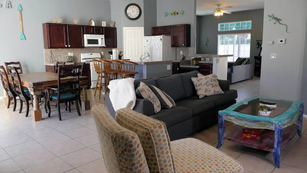 Large Home with Pool + Hot Tub, Close to Shopping home